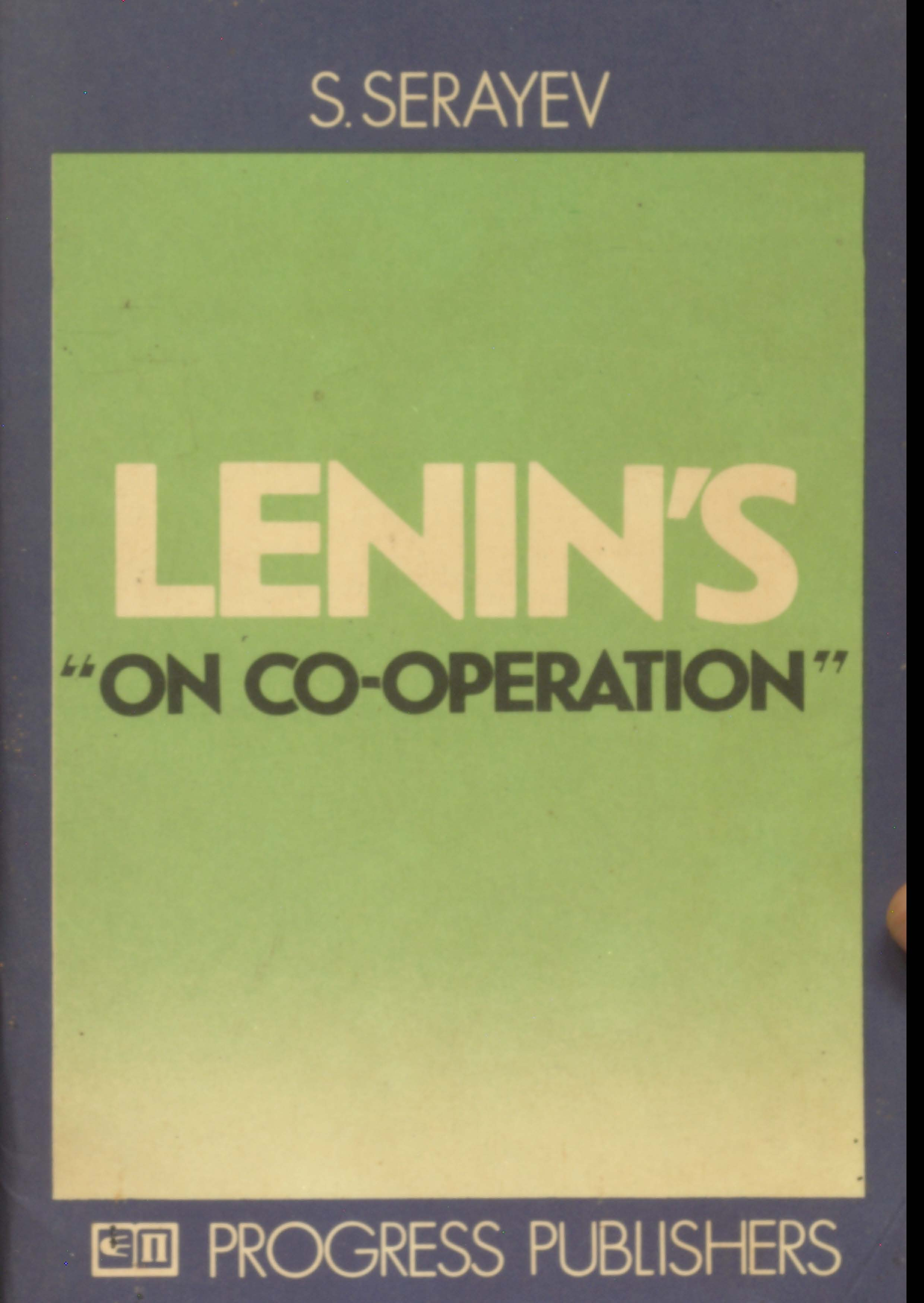 Lenin's  On co-operation