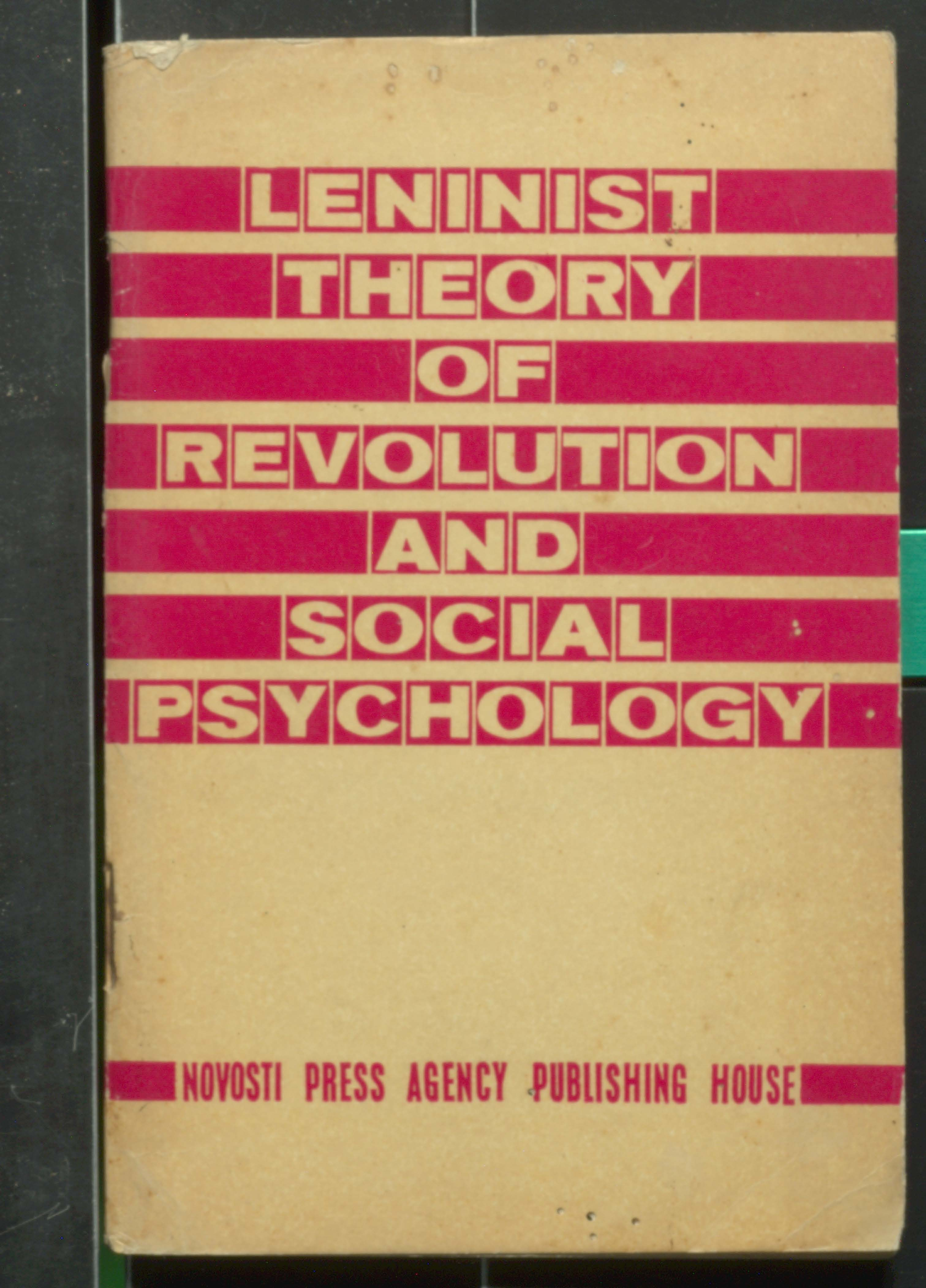 Leninist theory of Revolution and social psychology