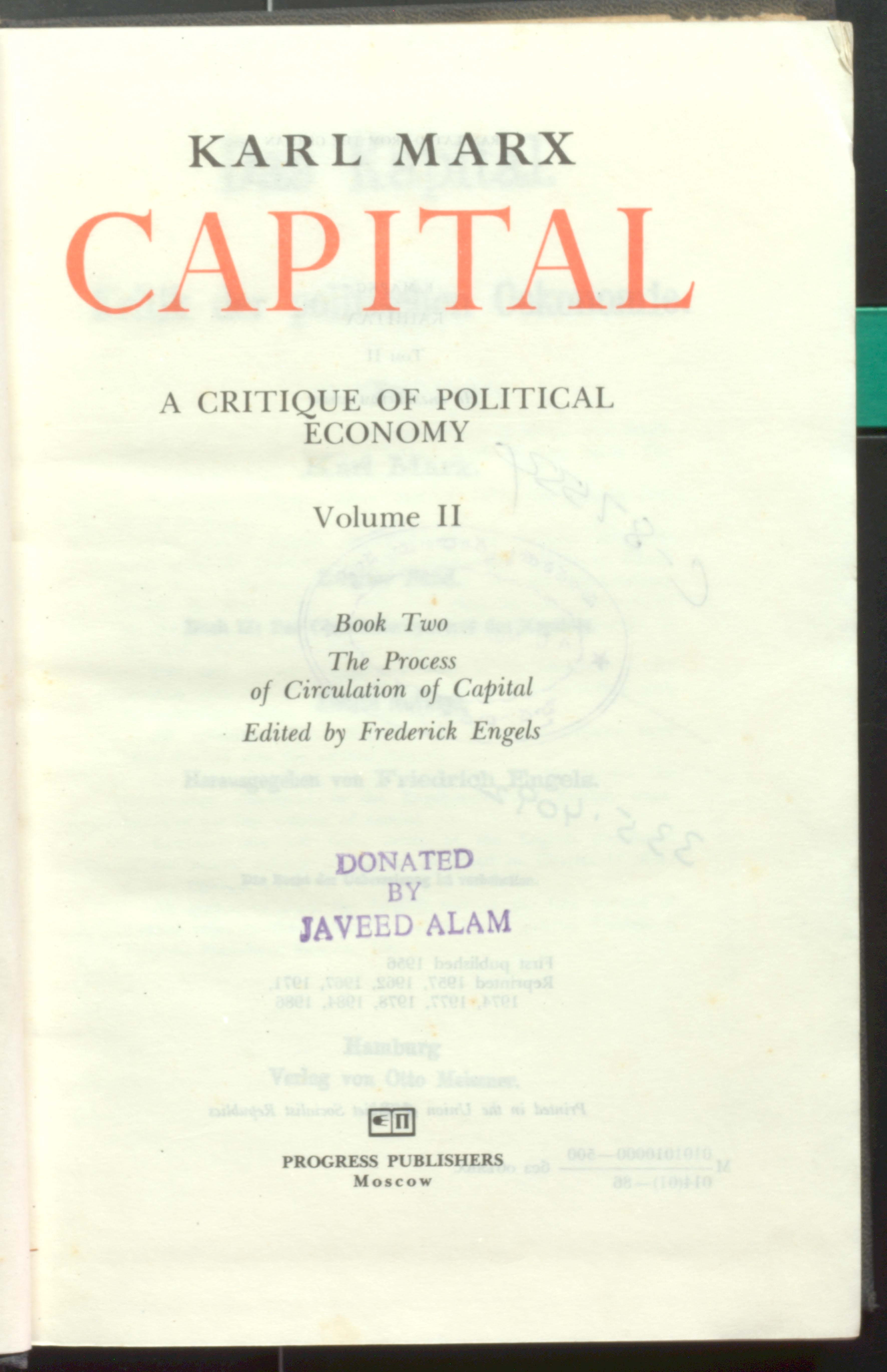 Karl Marx Capital  Vol-2