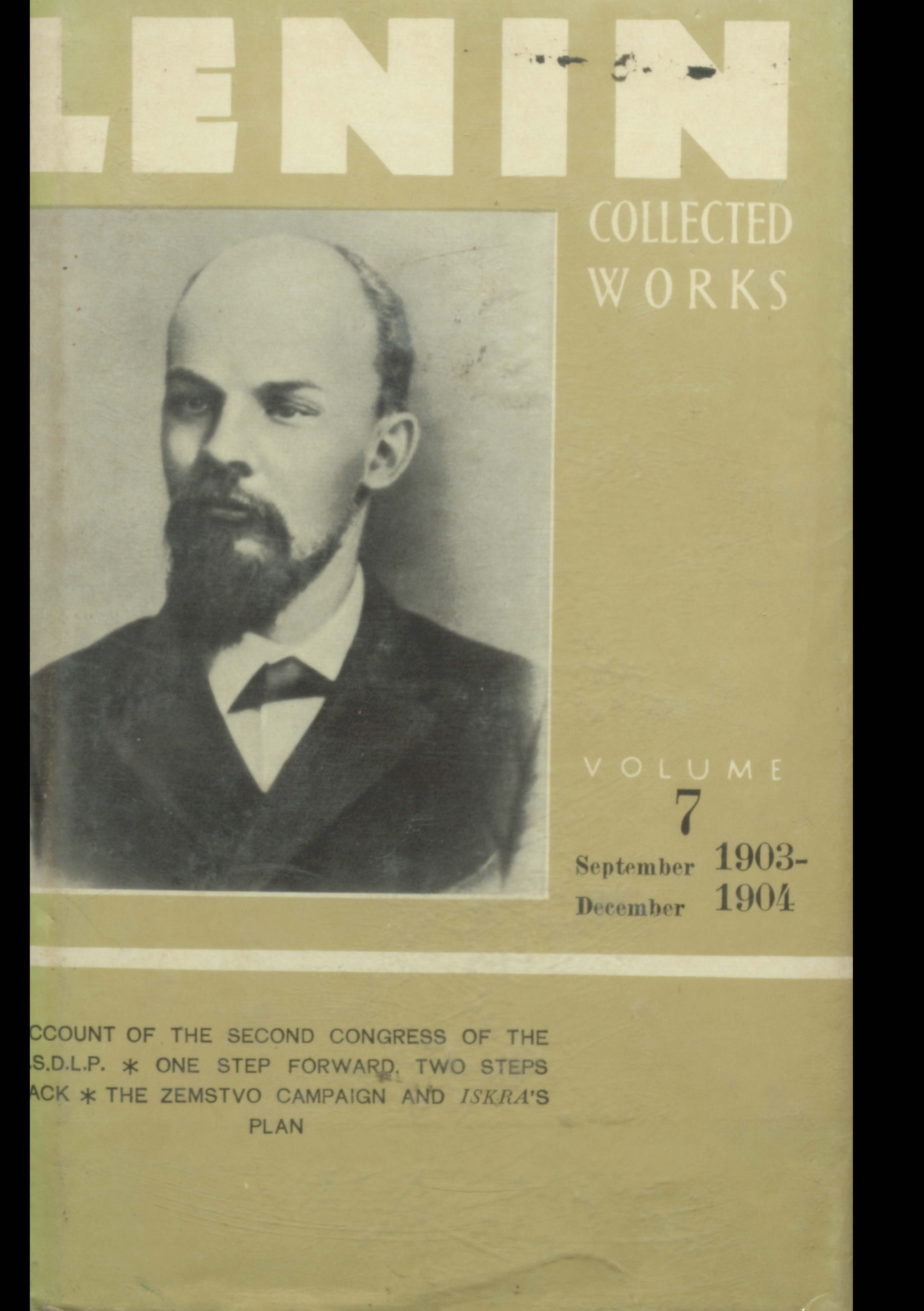 LENIN collected works Vol- 7 ( sep 1903-Dec 1904)