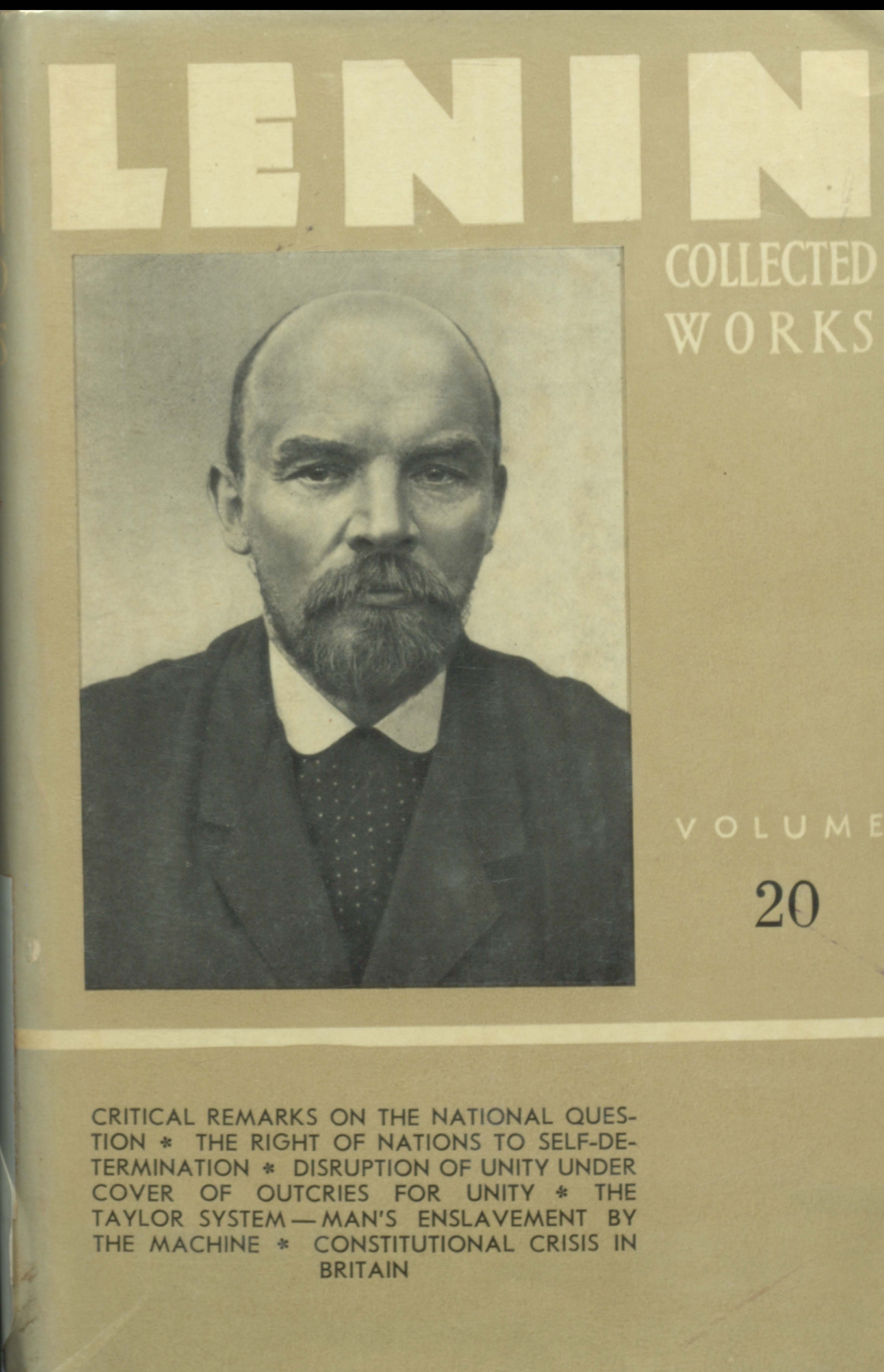 LENIN collected works Vol-20