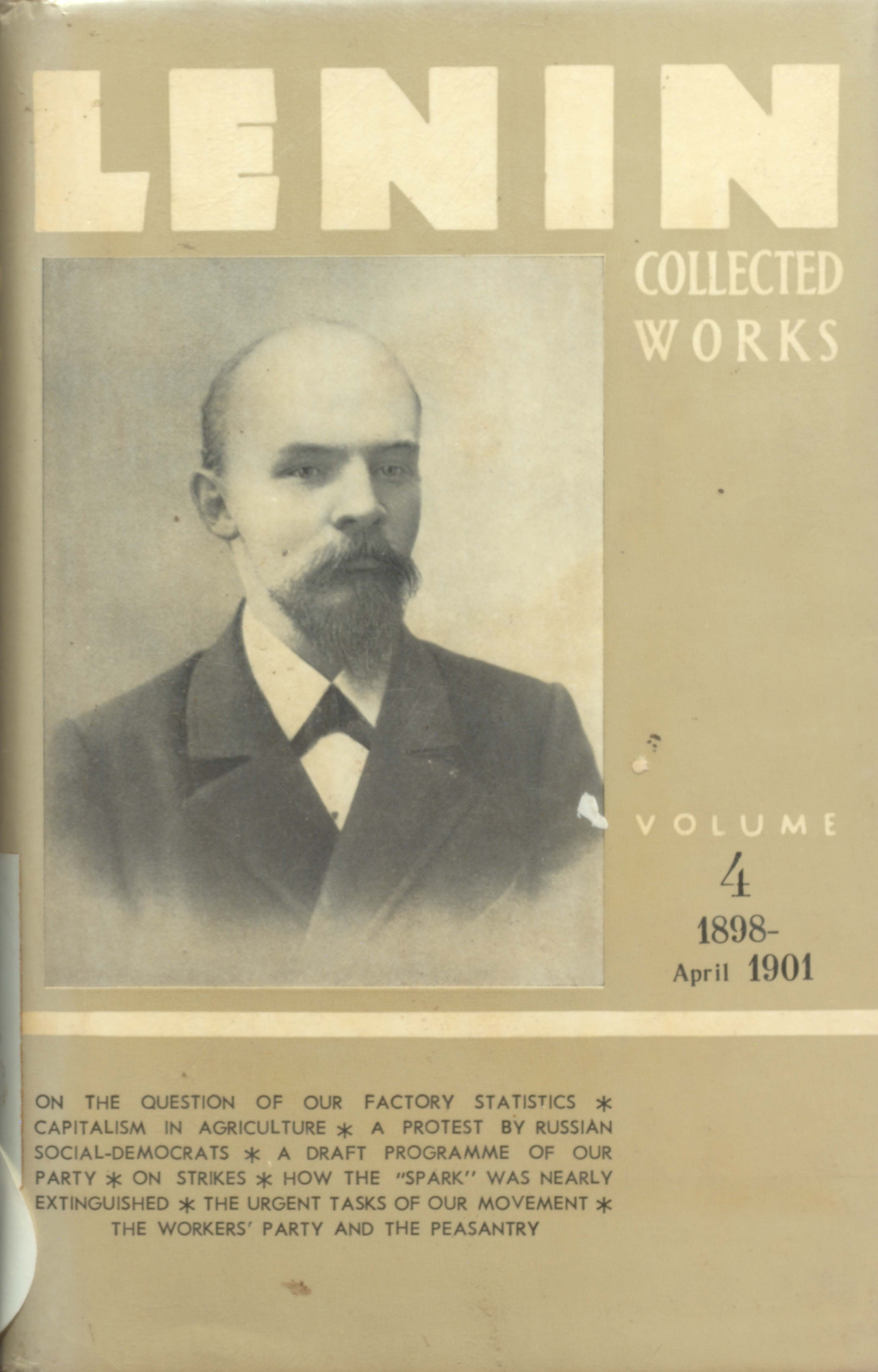 Lenin Collected Works(V-4) 1898 - April 1901