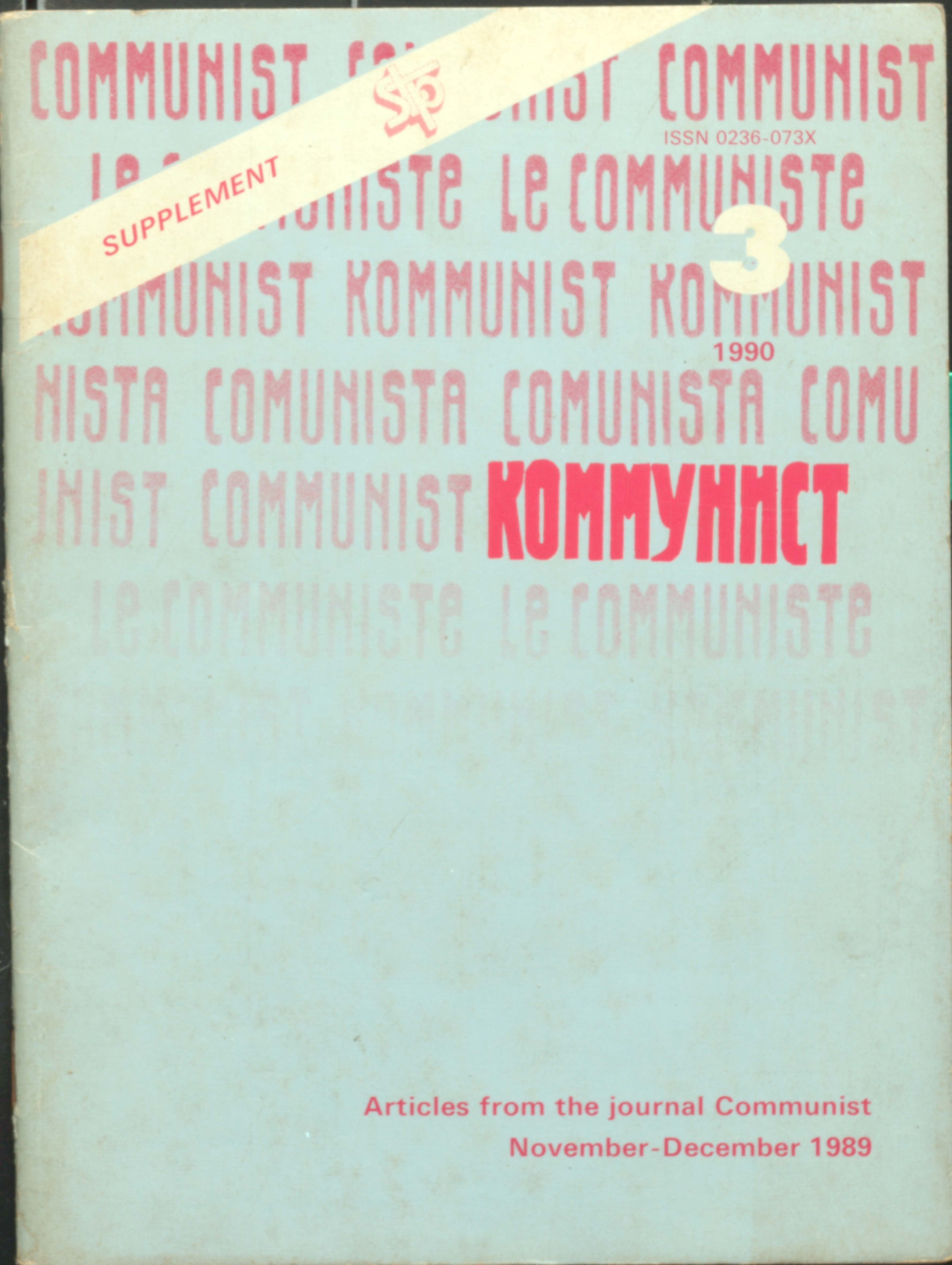 Artical from the Journal communist Nov