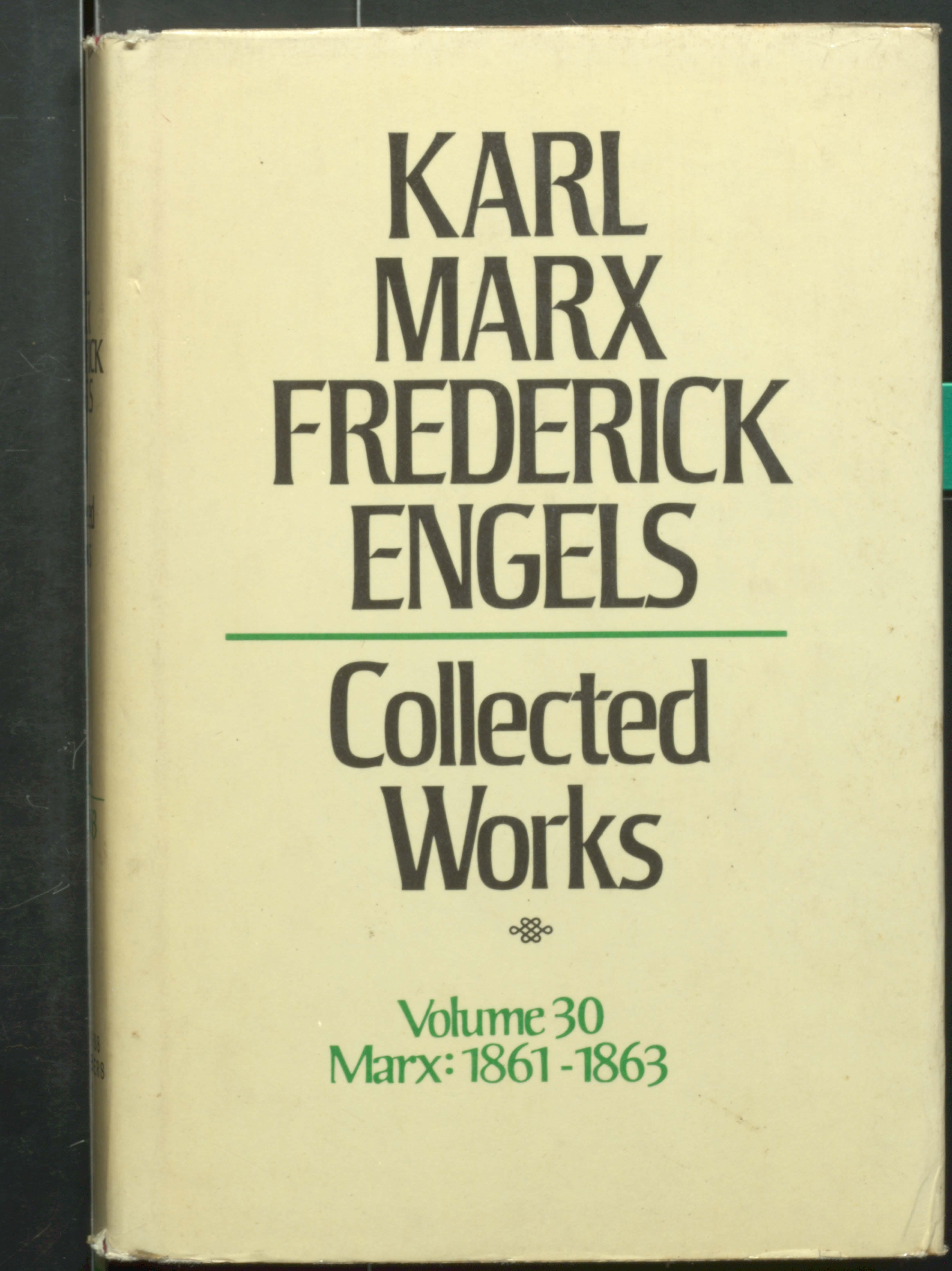 Karl marx frederick engels collected works volume 30 Marx(1861-1863)