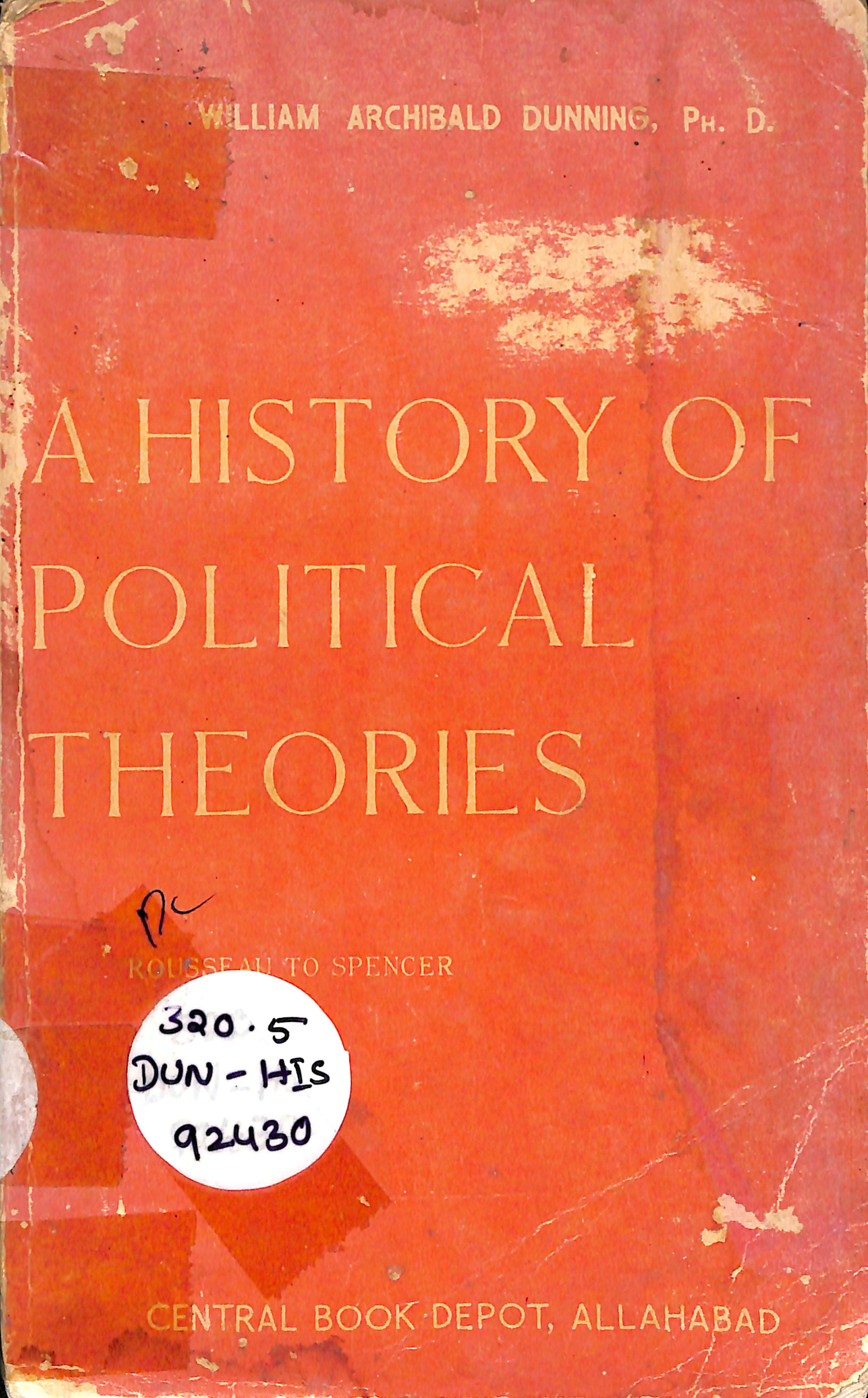 A history of Poltical theories