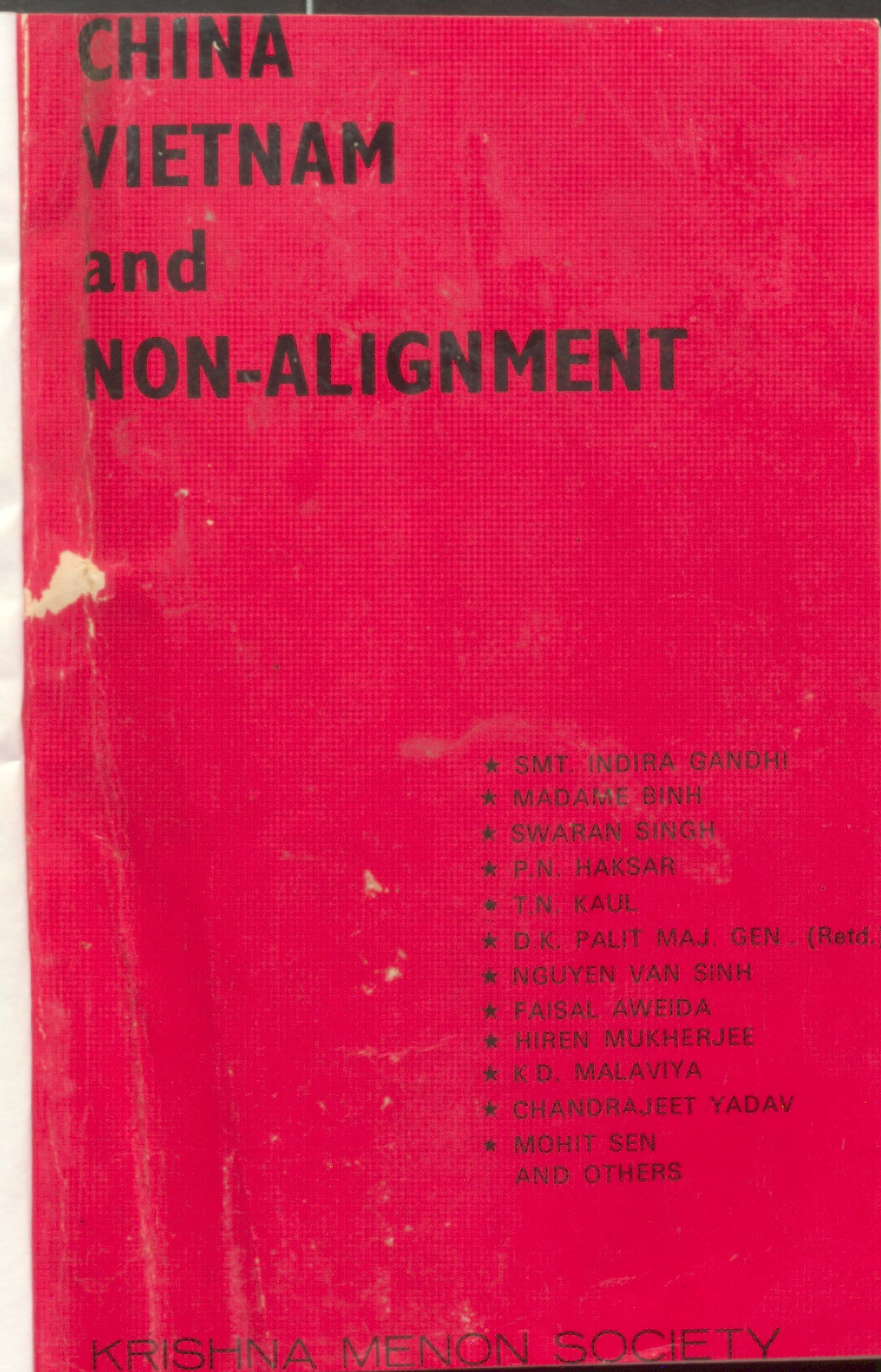 China Vietnam And Non - Alignment