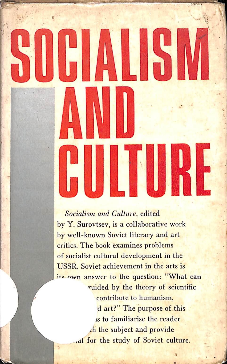 Socialism And Culture
