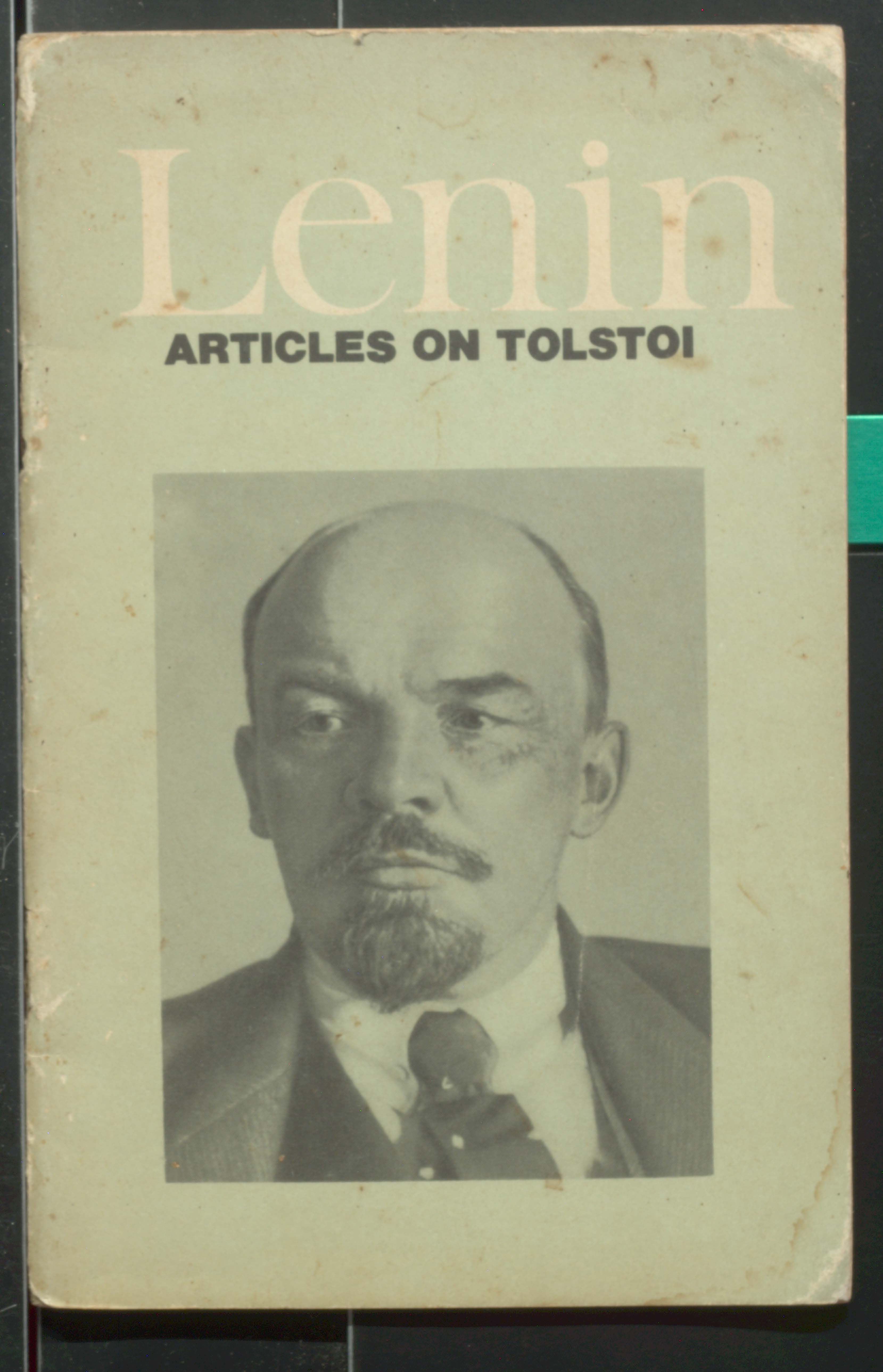Articles On Tolstoi Lenin