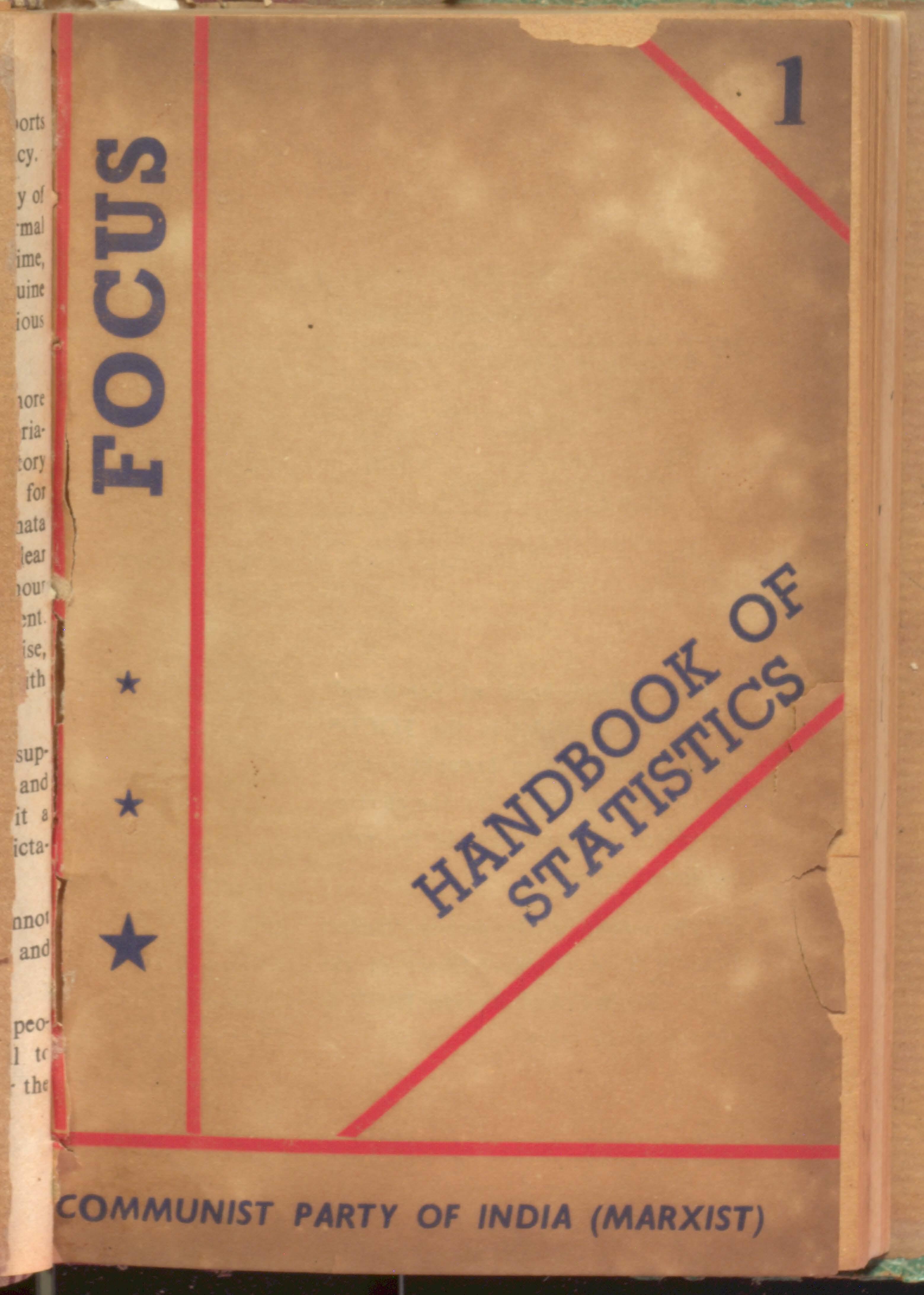 Focus Handbook Of Statstics CPI(M)
