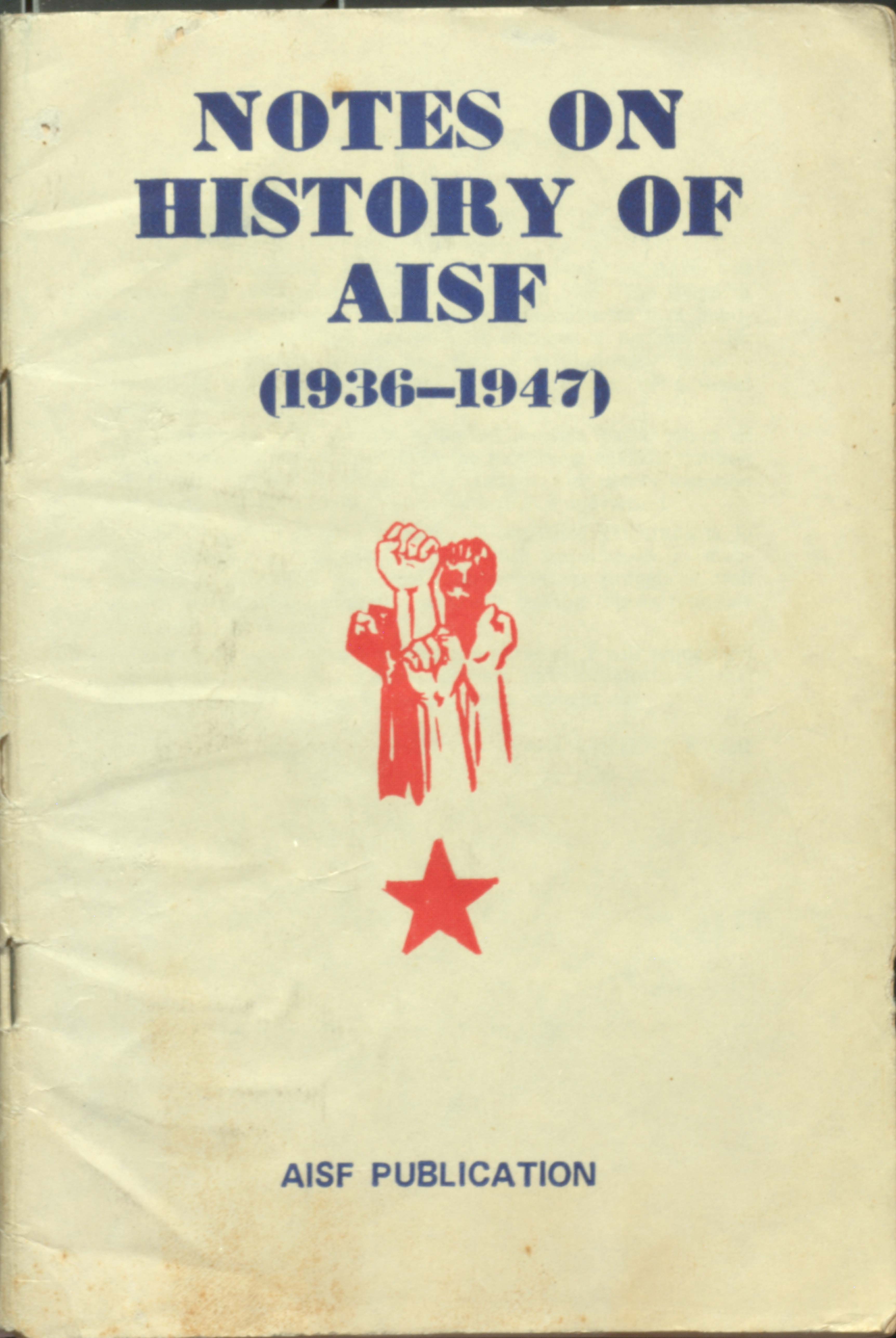Notes on history of alsf (1936-1947)