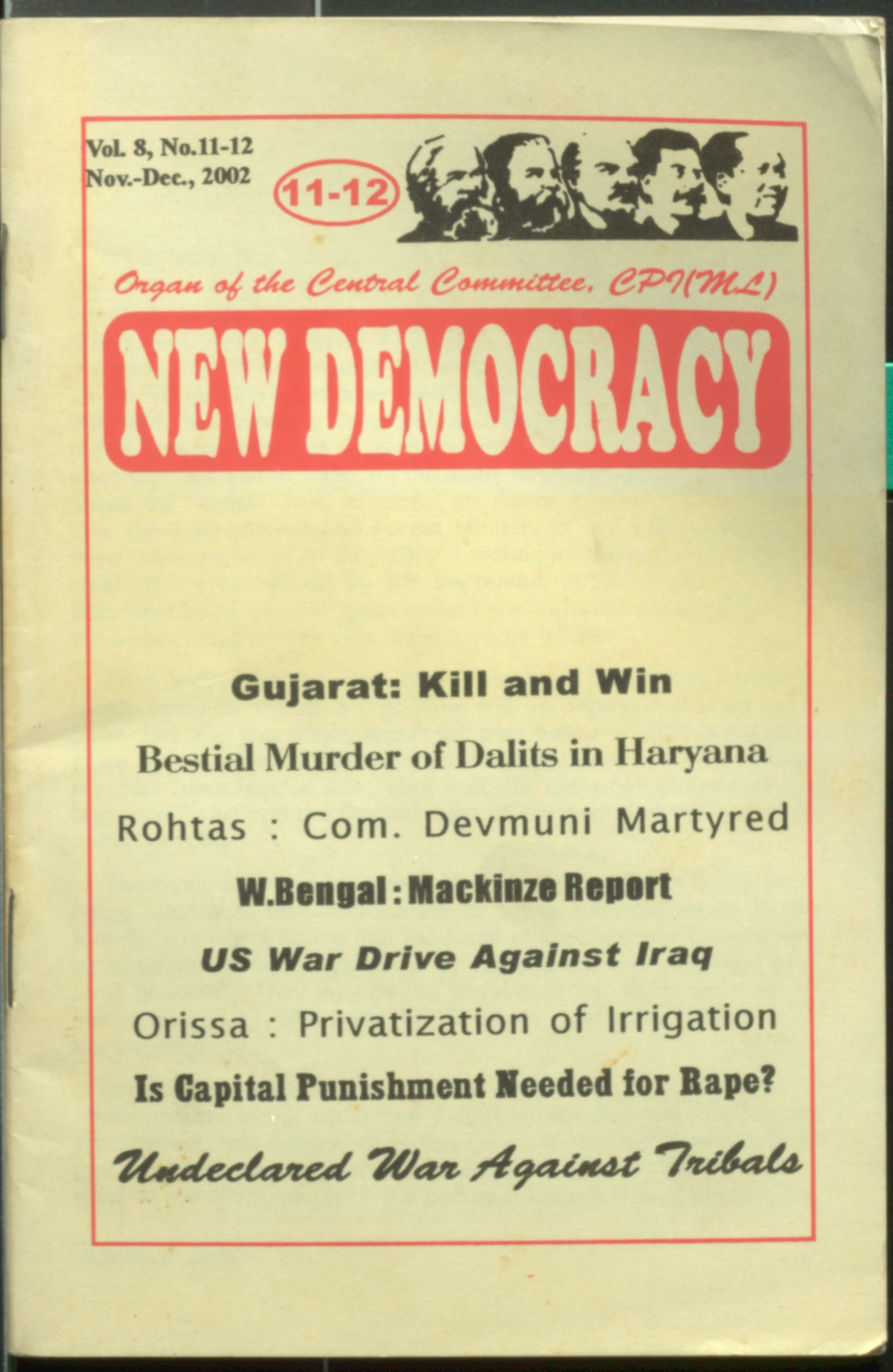 New democracy ..dec-2002