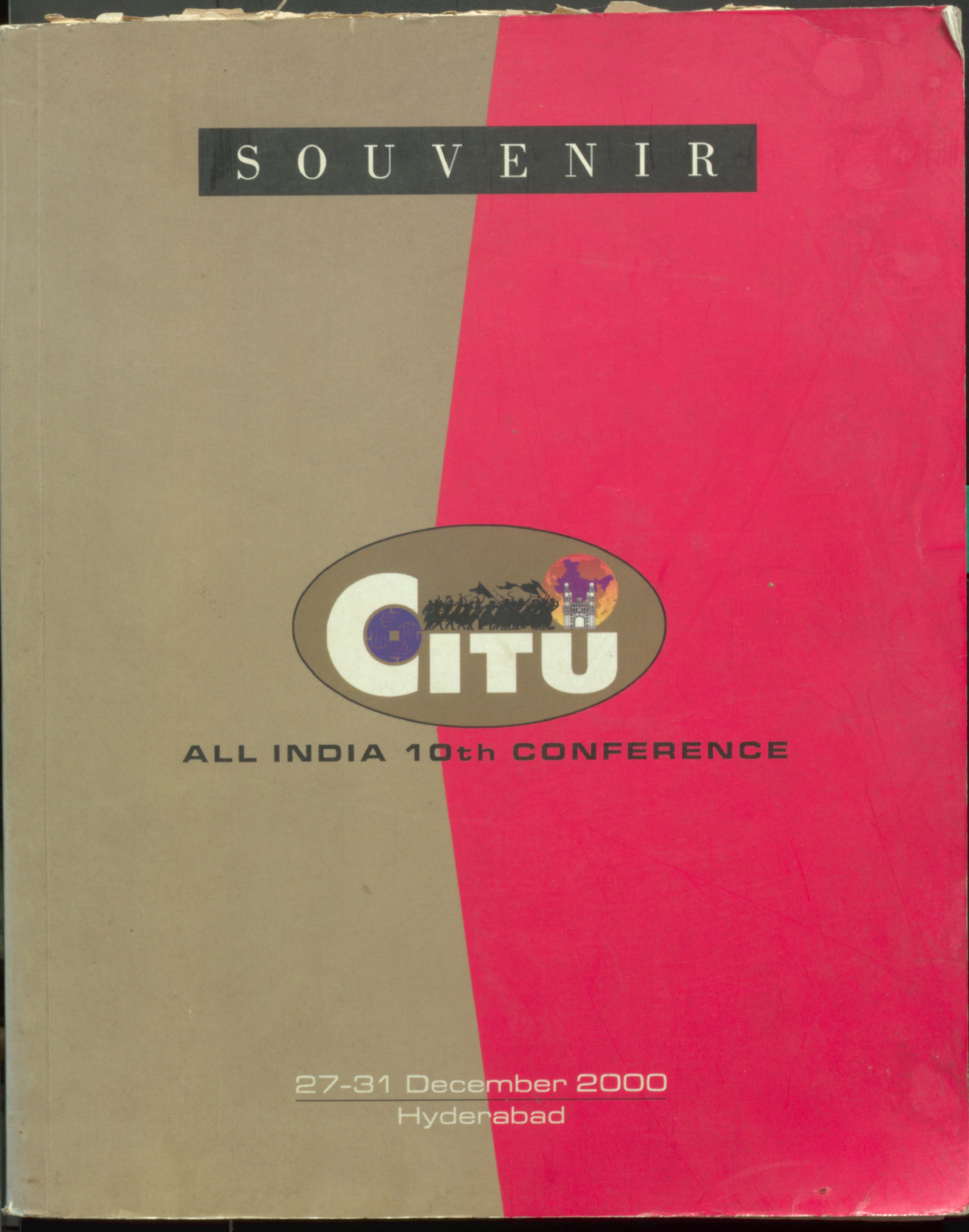 Souvenir citu all india 10th conference 27-31 december 2000