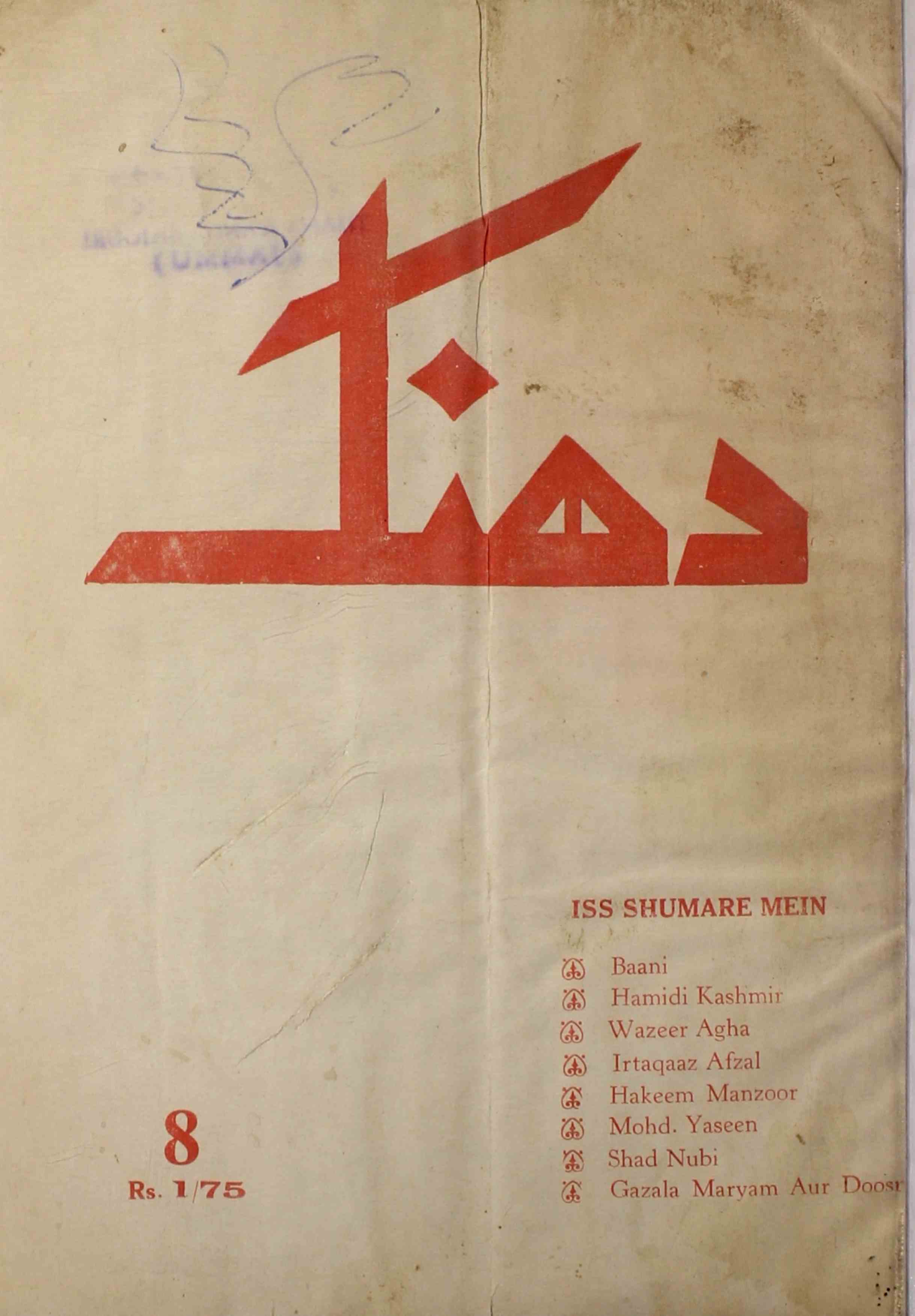 Dhanak-shumara-number-000-iqbal-nazish-magazines