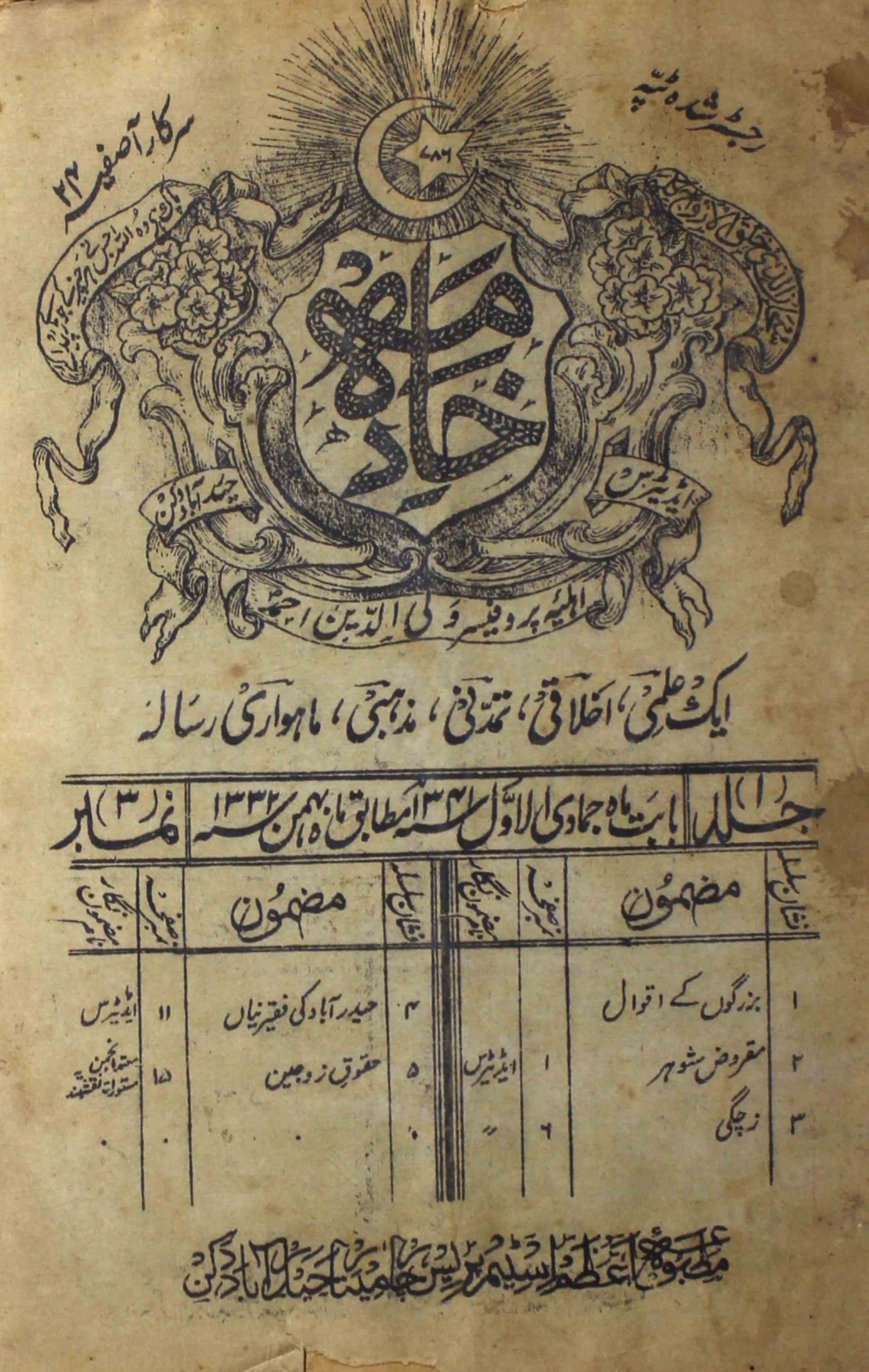 khadima-sumarah-number-003-ahliya-prof-waliuddin-ahmad-magazines