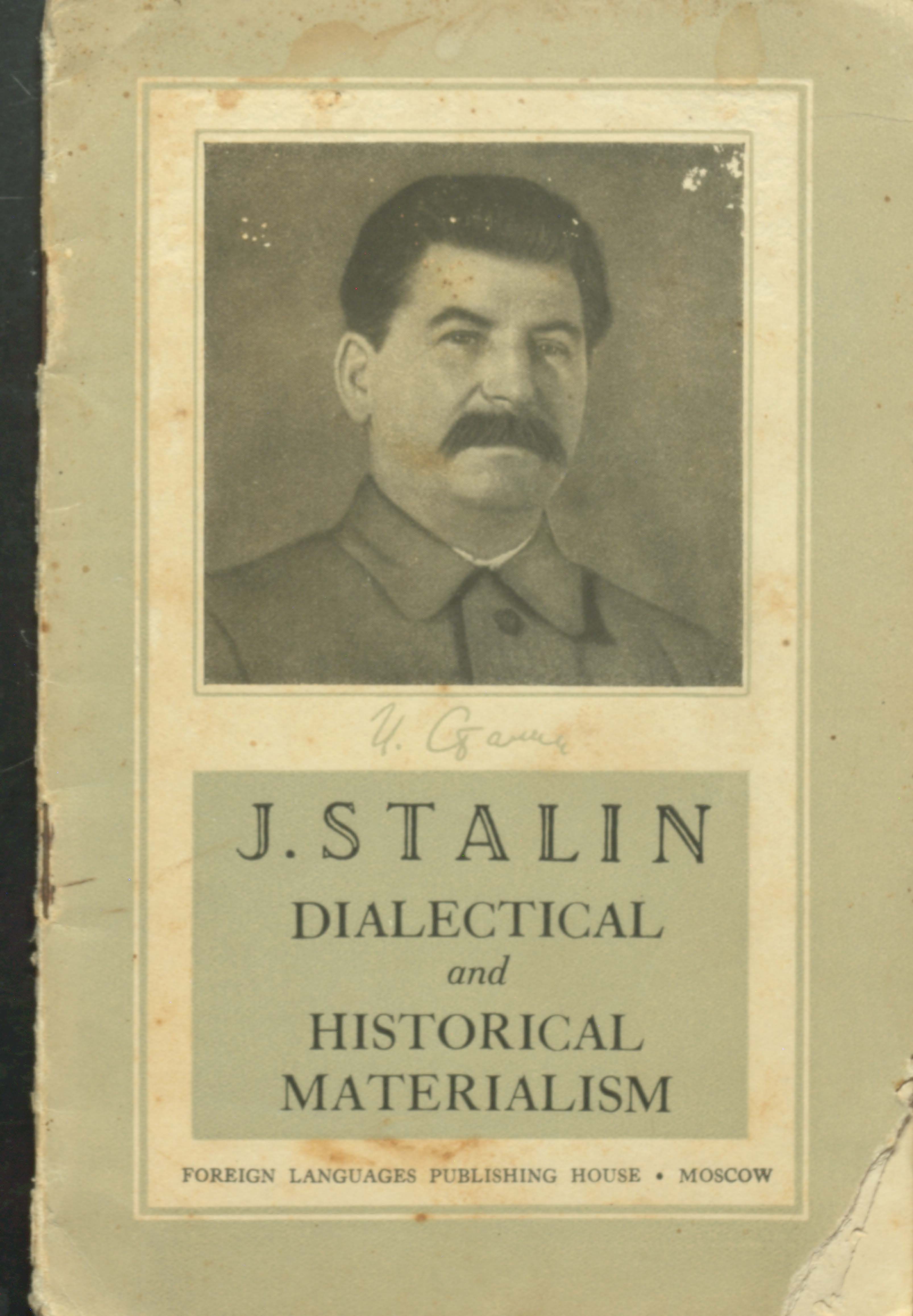 Dialectical And Historical Materialisme J.Stalin (september-1938)